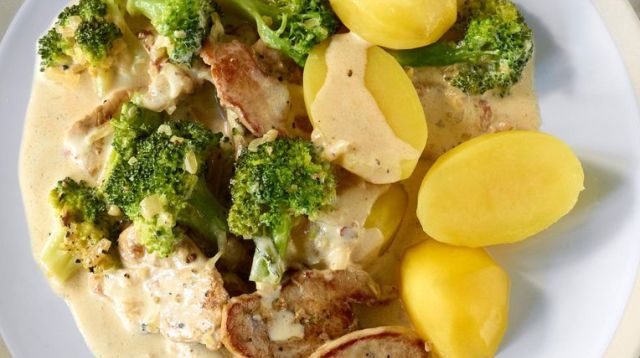 Schweinefilet mit Brokkoli